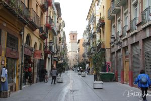 Strasse in Valencia